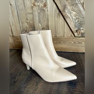 Just Fab heeled boots, size 8